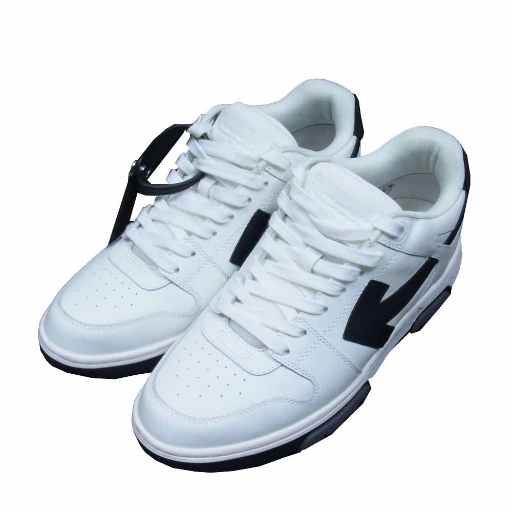 OFF-WHITE オフホワイト OMIA089R21LEA001 OUT OF OFFICE アウト オブ オフィス アロー スニーカー ホワイト系 41【美品】【中古】