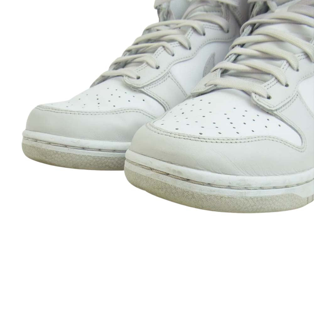 NIKE ナイキ DD1399-100 DUNK HIGH RETRO VAST GREY ダンク ハイ レトロ スニーカー ホワイト系 グレー系 26.5cm【中古】