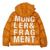MONCLER モンクレール × FRAGMENT GENIUS HANRIOT GIUBBOTTO GENIUS7 モンクレールジャパンタグ フラグメント ジーニアス  ダウン ジャケット  オレンジ系 4【中古】