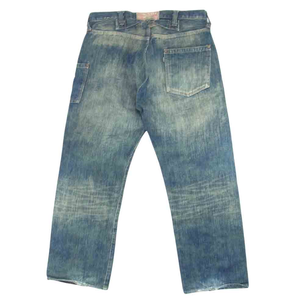 SUGAR CANE シュガーケーン 江戸藍 砂糖黍 デニム パンツ インディゴブルー系 34【中古】
