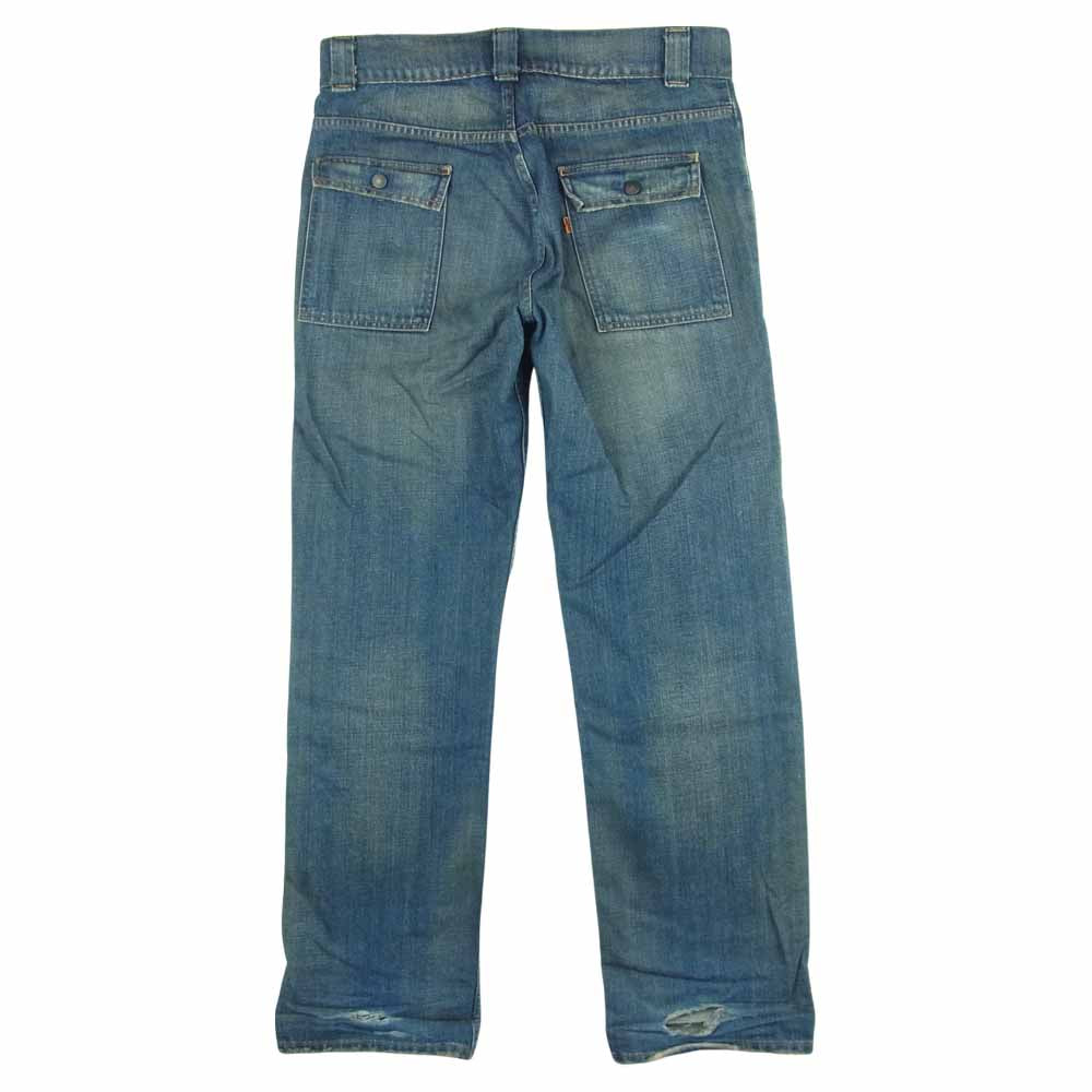 Levi's リーバイス 20676 ブッシュパンツ 復刻 デニム パンツ カーゴ オレンジタブ インディゴブルー系 34【中古】