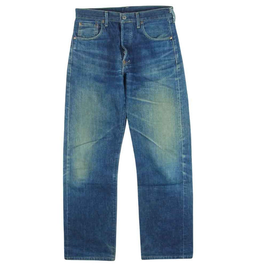 Levi's リーバイス 702-XX ボタンフライ シンチバック デニム パンツ 日本製 インディゴブルー系 W32 L36【中古】