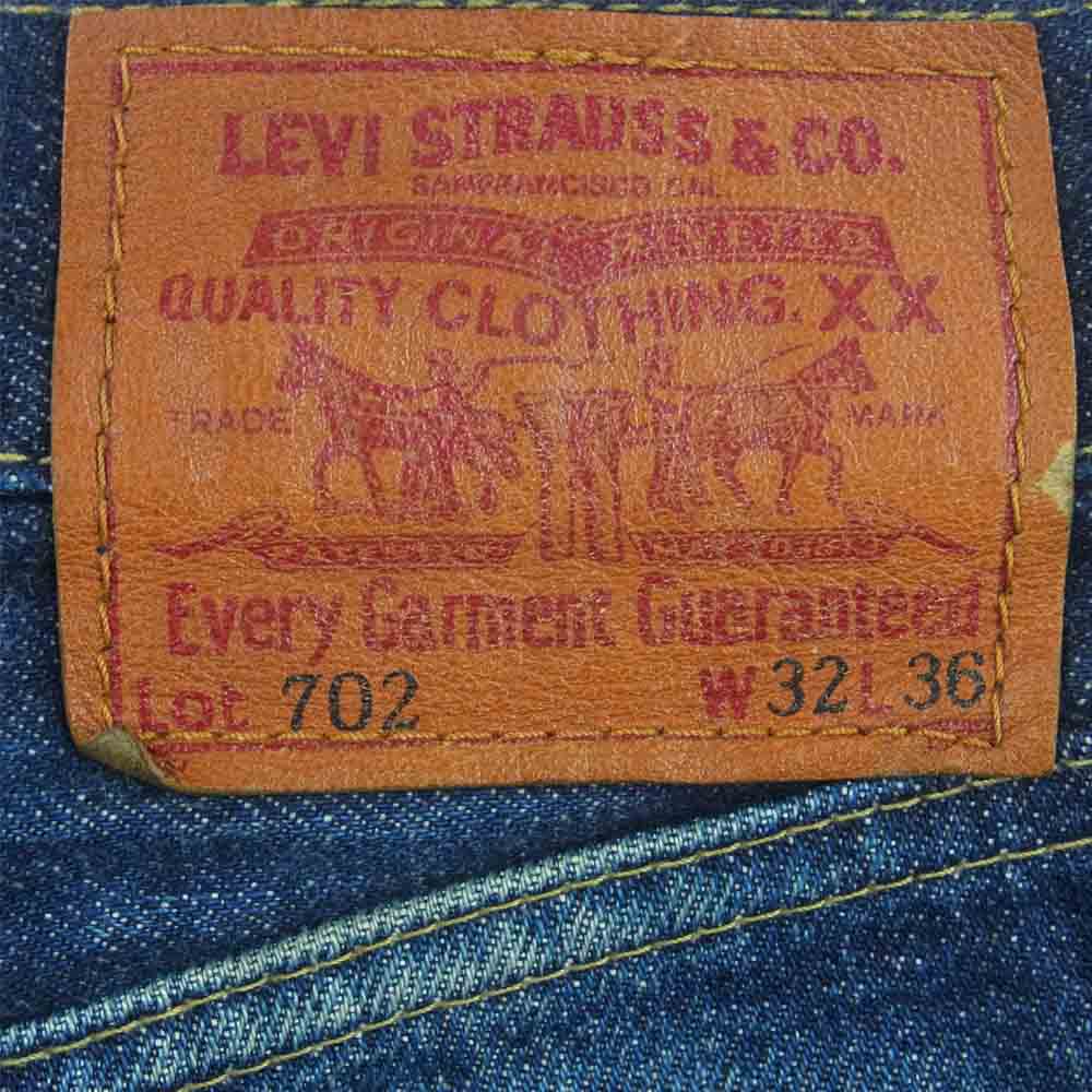 Levi's リーバイス 702-XX ボタンフライ シンチバック デニム パンツ 日本製 インディゴブルー系 W32 L36【中古】