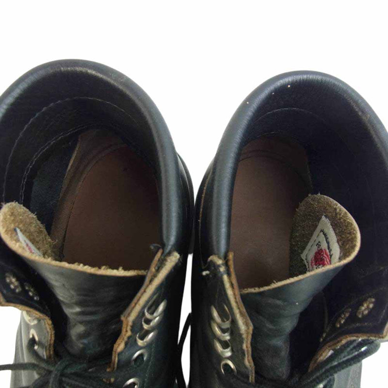 8133良品8.5E／刺繍タグ98年レッドウィングスーパーソール黒ブーツ
