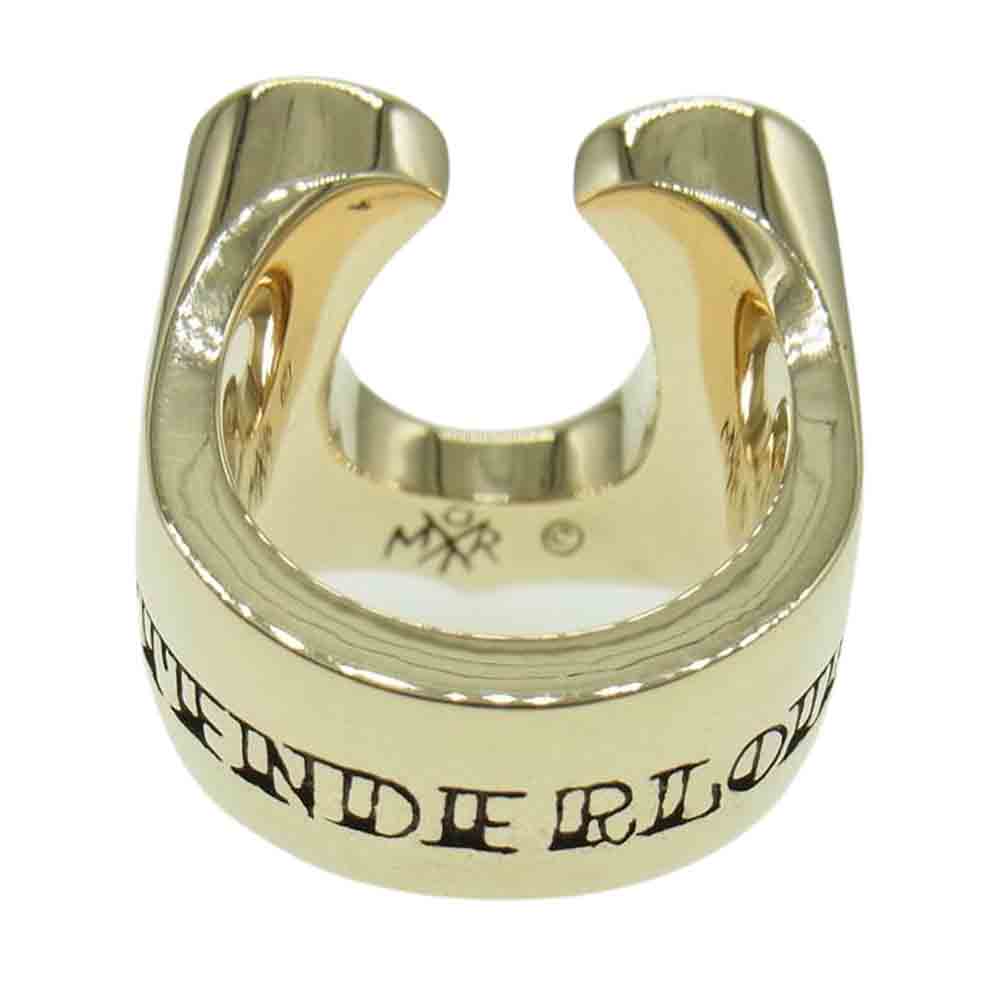 TENDERLOIN テンダーロイン 新品仕上げ済み T-H.S RING STONE 8K ダイヤ ホースシュー リング ゴールド系【極上美品】【中古】