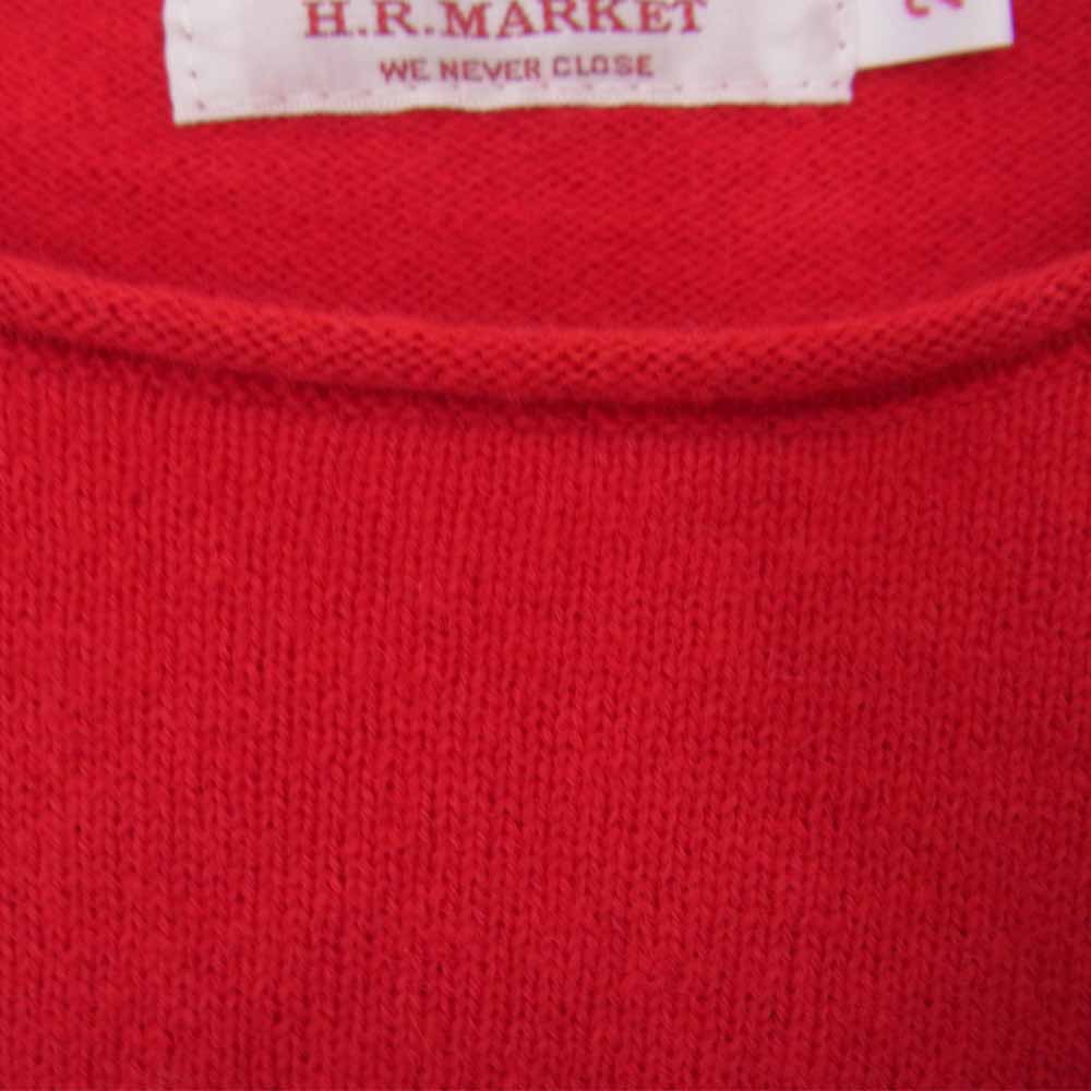 HOLLYWOOD RANCH MARKET ハリウッドランチマーケット ウール ニット セーター レッド系 2【中古】
