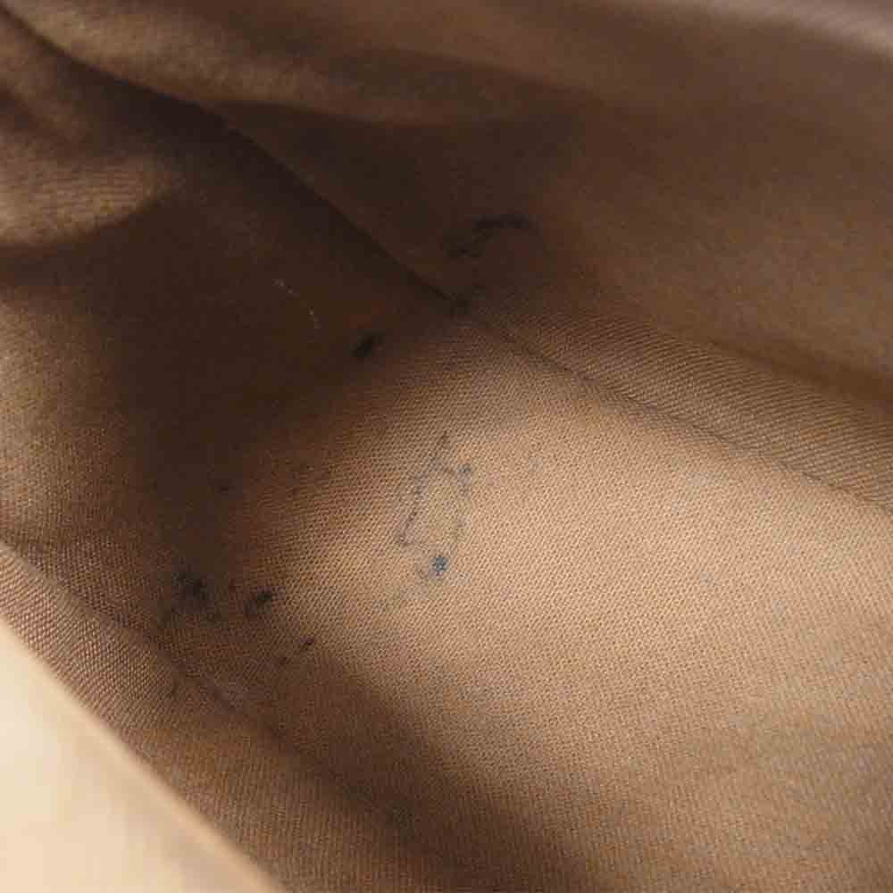 LOUIS VUITTON ルイ・ヴィトン M51147  モノグラム ミニ ルーピング バッグ ダークブラウン系【中古】