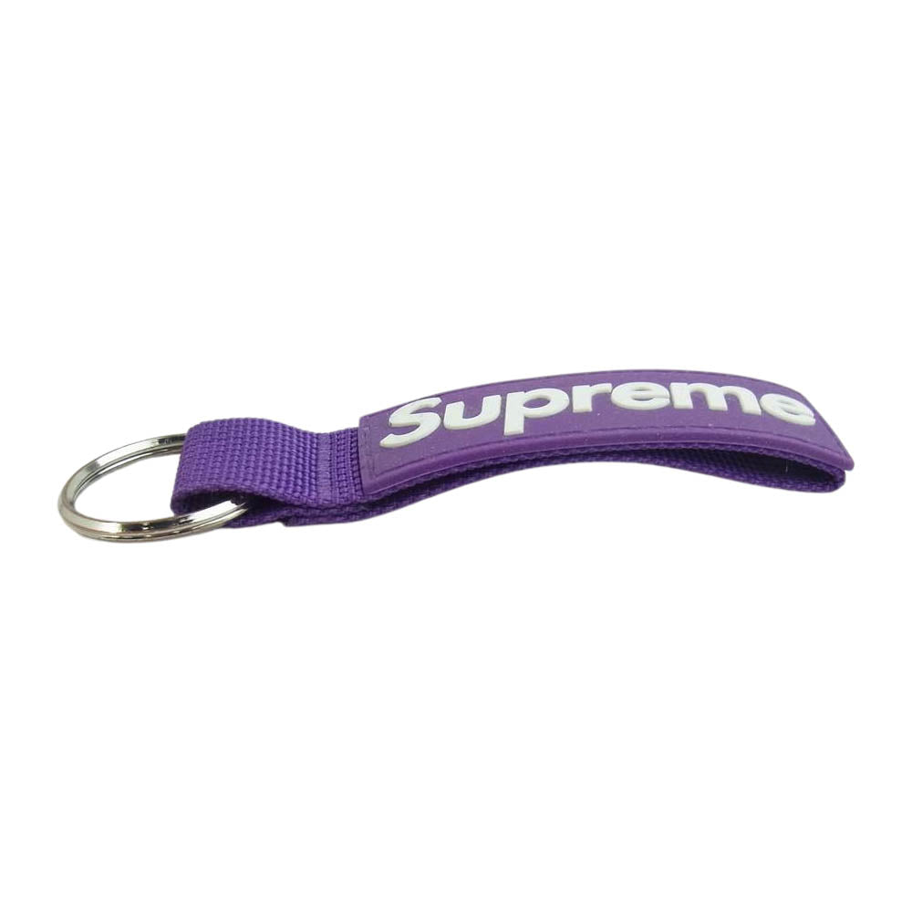 Supreme シュプリーム 20AW Webbing Keychain ウェビング キーホルダー キーチェーン パープル系【中古】