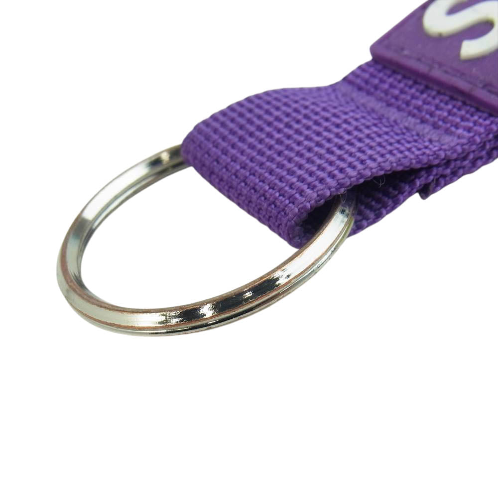 Supreme シュプリーム 20AW Webbing Keychain ウェビング キーホルダー キーチェーン パープル系【中古】