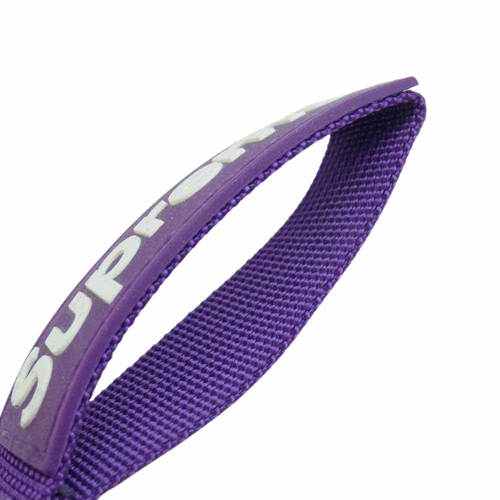 Supreme シュプリーム 20AW Webbing Keychain ウェビング キーホルダー キーチェーン パープル系【中古】