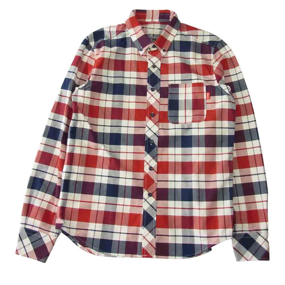 TMT ティーエムティー 19SS TSH-S19SP01 REVIVAL L/SL OX CHECK SHIRT 復刻 トリコロール オックス チェック シャツ マルチカラー系 M【極上美品】【中古】