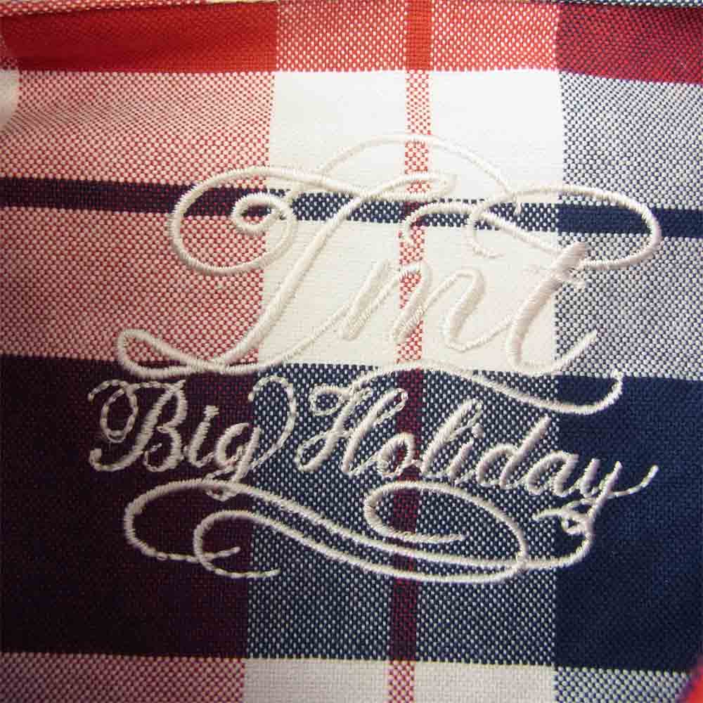 TMT ティーエムティー 19SS TSH-S19SP01 REVIVAL L/SL OX CHECK SHIRT 復刻 トリコロール オックス チェック シャツ マルチカラー系 M【極上美品】【中古】
