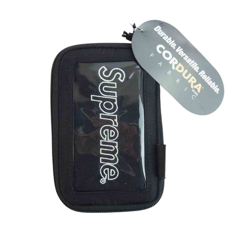 Supreme シュプリーム 19AW Small zip wallet スモール ジップ ウォレット ブラック系【新古品】【未使用】【中古】