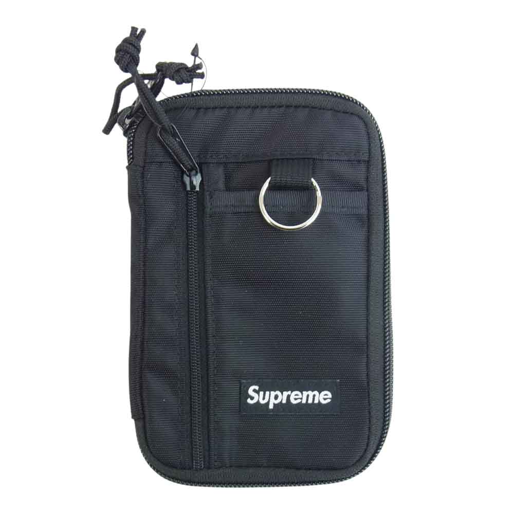 Supreme シュプリーム 19AW Small zip wallet スモール ジップ ウォレット ブラック系【新古品】【未使用】【中古】