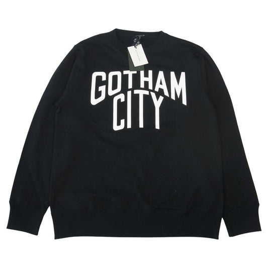 NUMBER(N)INE ナンバーナイン BI3NC006 GOTHAM CITY LARGE SWEATSHIRT ゴッサム シティ スウェット ブラック系 2【新古品】【未使用】【中古】