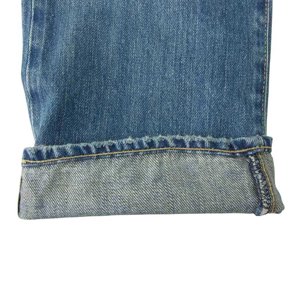 HYSTERIC GLAMOUR ヒステリックグラマー 0263AP14 REMAKE加工 ダメージ リペア スタッズ デニム パンツ インディゴブルー系 31【中古】