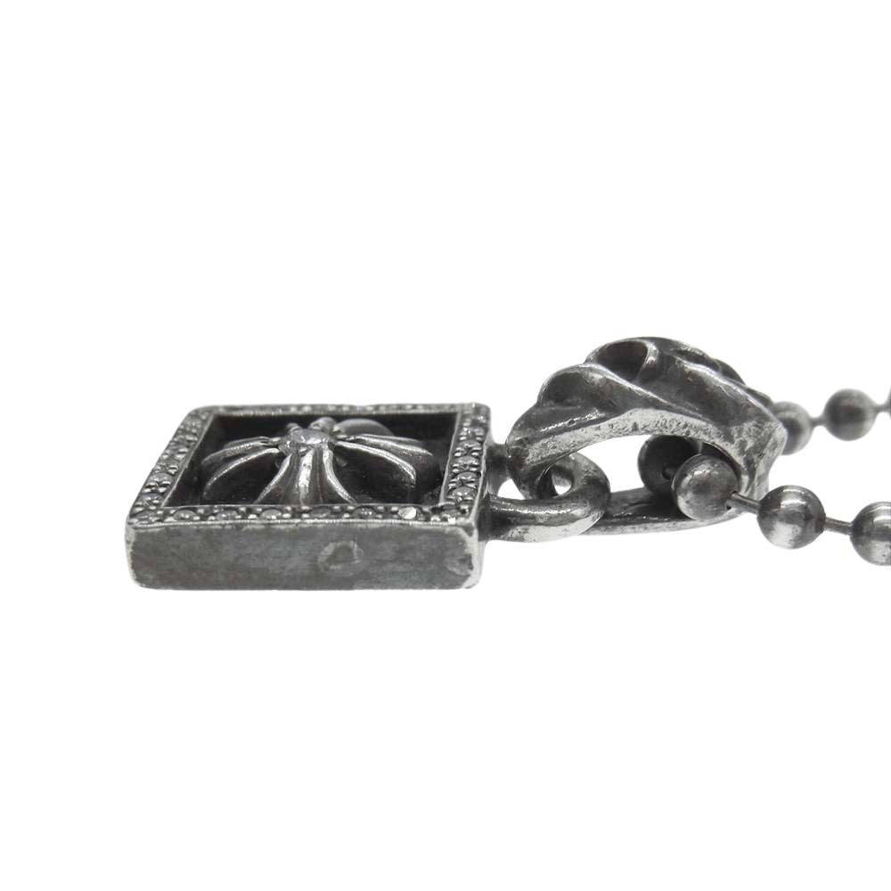 CHROME HEARTS クロムハーツ（原本無） FRAMED CH PLUS フレームド CHプラス ダイヤ ネックレス【中古】