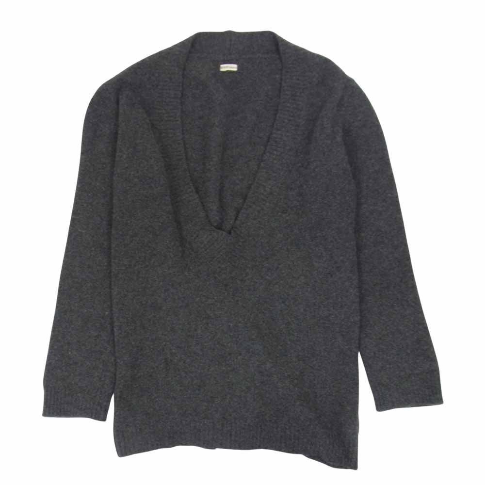 HERMES エルメス カシミヤ アルパカ混 ヴァルーズ ニット グレー系 L【美品】【中古】