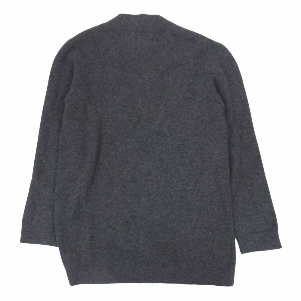 HERMES エルメス カシミヤ アルパカ混 ヴァルーズ ニット グレー系 L【美品】【中古】