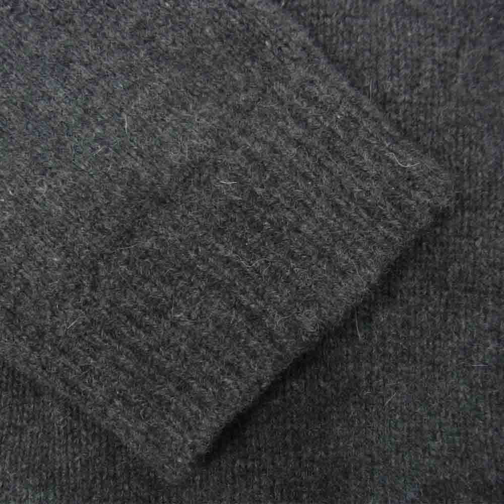 HERMES エルメス カシミヤ アルパカ混 ヴァルーズ ニット グレー系 L【美品】【中古】