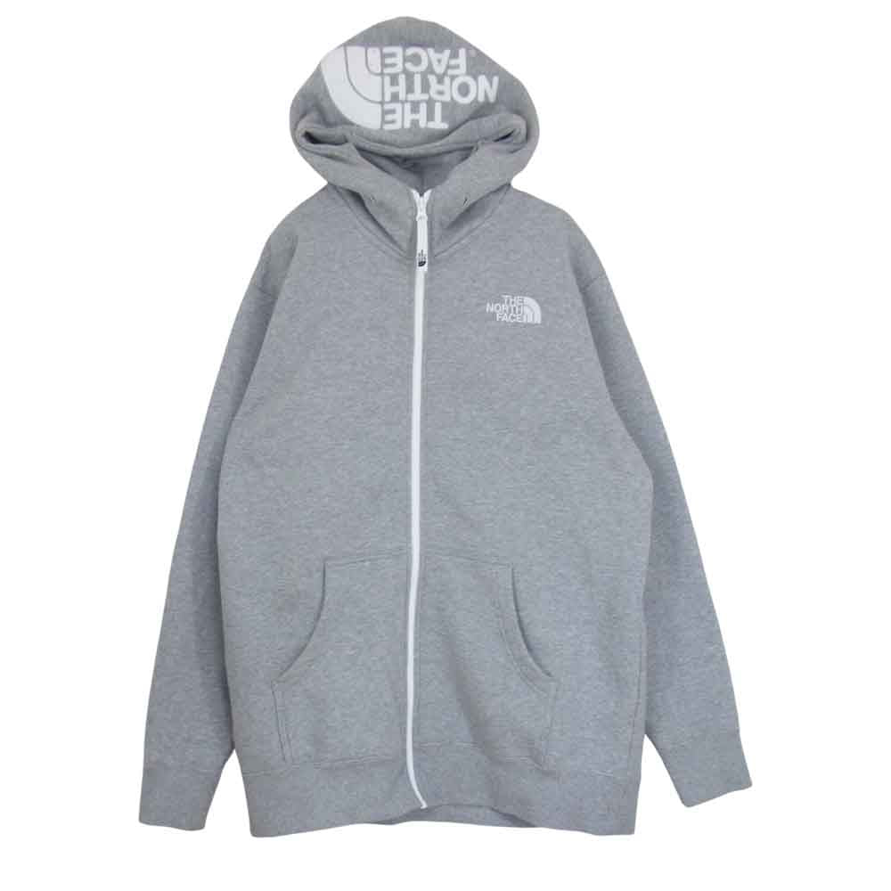 THE NORTH FACE ノースフェイス NT11930 REARVIEW FULLZIP HOODIE リアビュー フルジップ フーディ パーカー グレー系 L【中古】