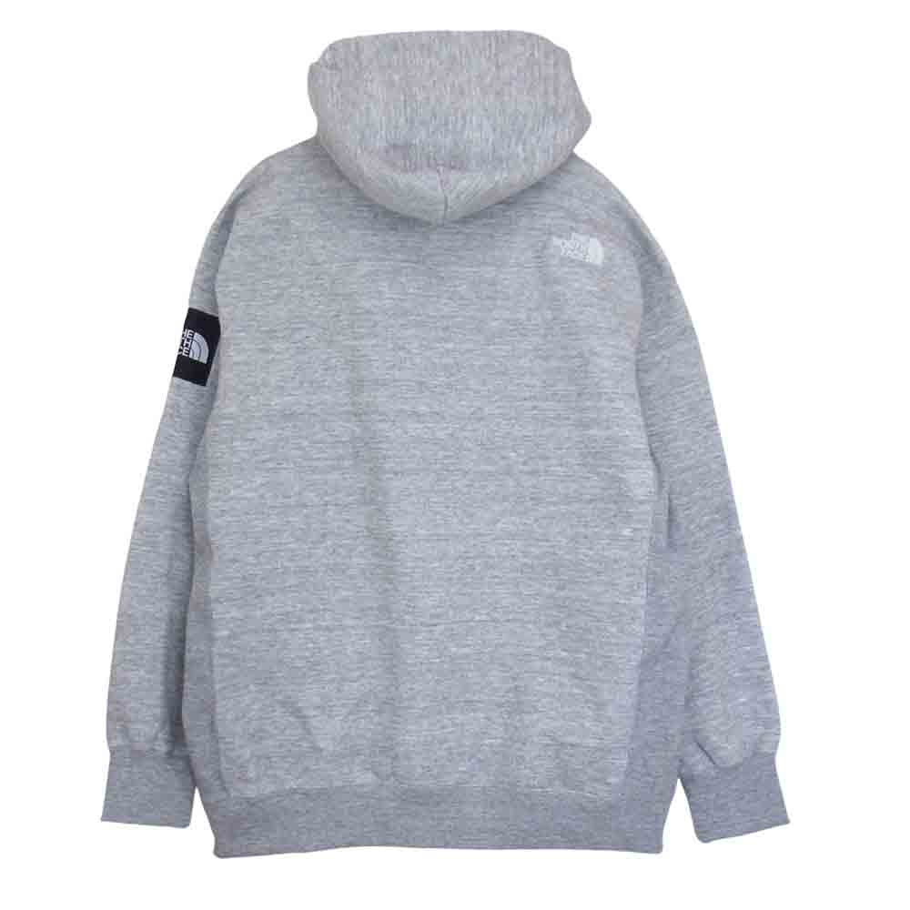 THE NORTH FACE ノースフェイス NT62132 Square Logo Fullzip スクエア ロゴ フルジップ パーカー グレー系 XL【新古品】【未使用】【中古】