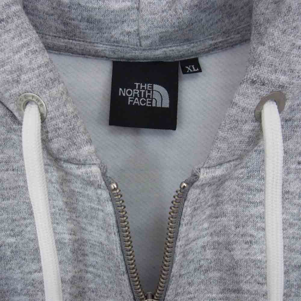 THE NORTH FACE ノースフェイス NT62132 Square Logo Fullzip スクエア ロゴ フルジップ パーカー グレー系 XL【新古品】【未使用】【中古】