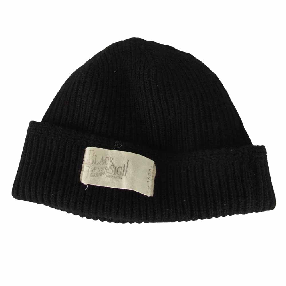 BLACK SIGN ブラックサイン ニット帽 ブラック系【中古】 – ブランド