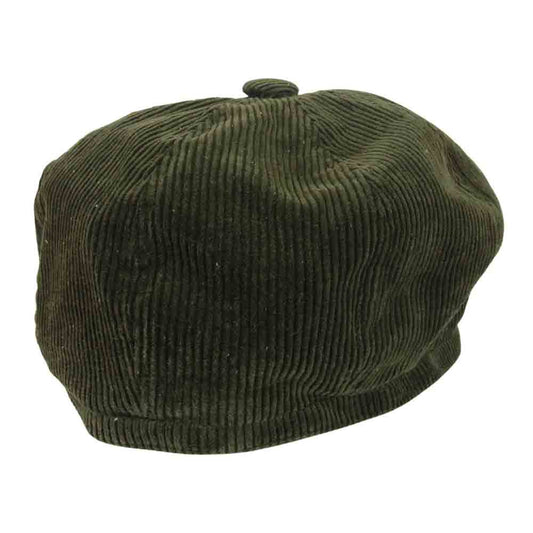 BLACK SIGN ブラックサイン Code CasBeret コーデュロイ ベレー帽 グリーン カーキ系 XL【中古】