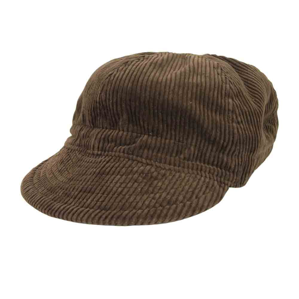 BLACK SIGN ブラックサイン Corduroy Mechanics Cap コーデュロイ メカニック キャップ ワーク キャップ ブラウン ブラウン系 L【中古】