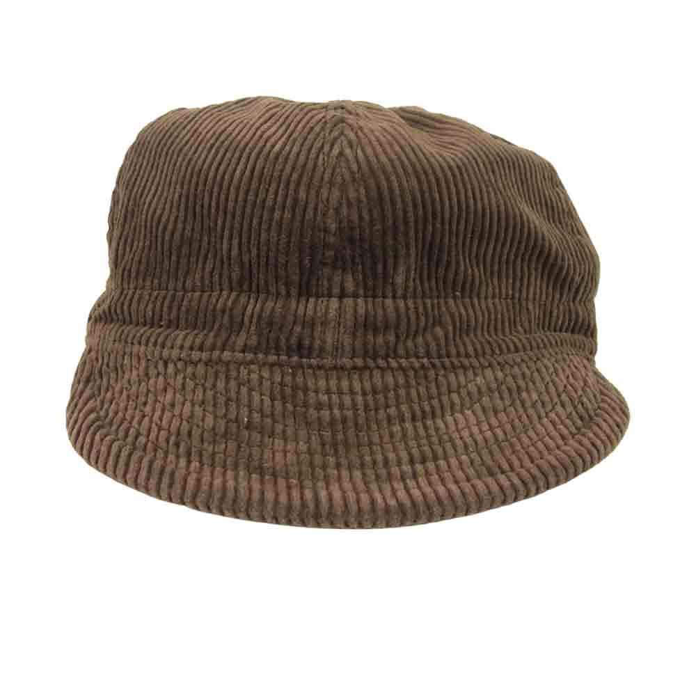 BLACK SIGN ブラックサイン Corduroy Mechanics Cap コーデュロイ メカニック キャップ ワーク キャップ ブラウン ブラウン系 L【中古】