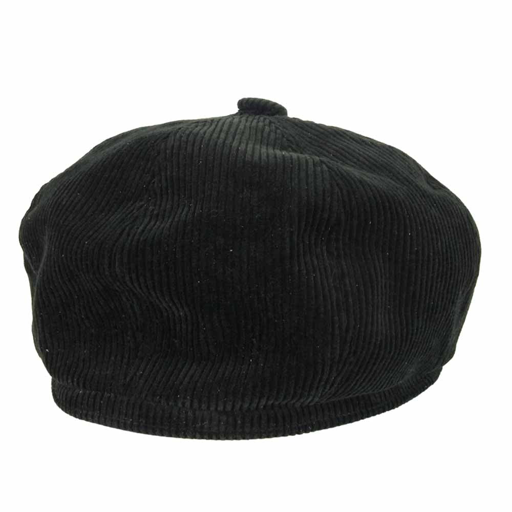 BLACK SIGN ブラックサイン Code CasBeret コーデュロイ ベレー帽 ブラック ブラック系 XL【中古】
