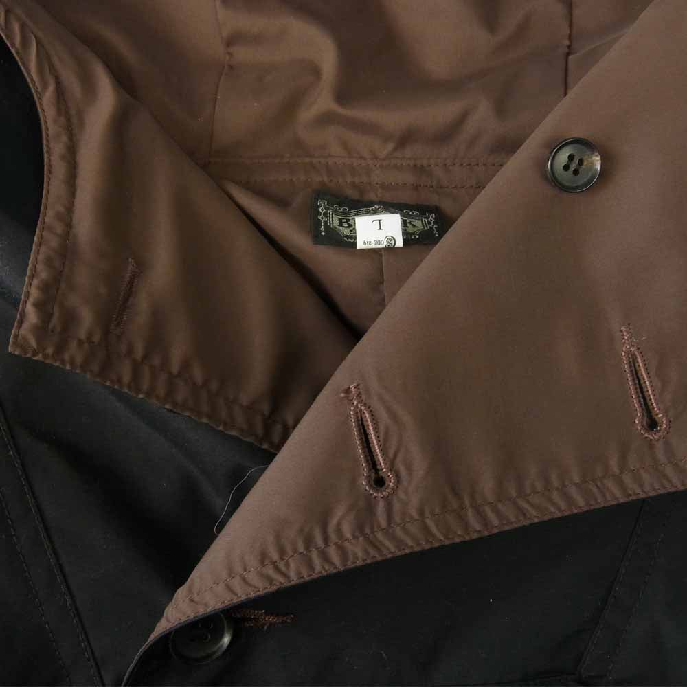 BLACK SIGN ブラックサイン Slicker Coat スリッカー コート アノラック パーカー ブラック系 L【中古】