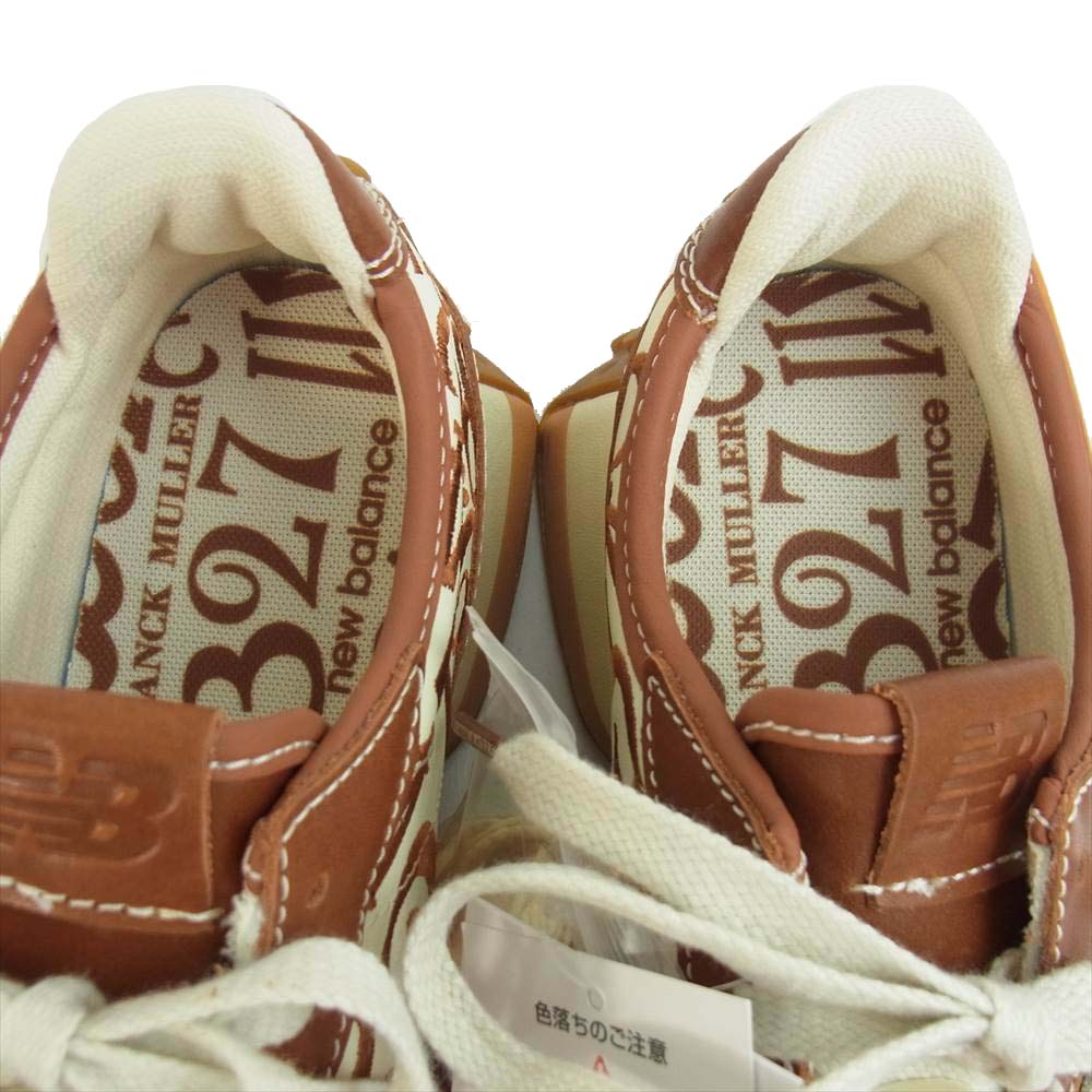 NEW BALANCE ニューバランス × Frank Muller フランク ミュラー MS327FMC スニーカー ライトブラウン系 27.5cm【新古品】【未使用】【中古】