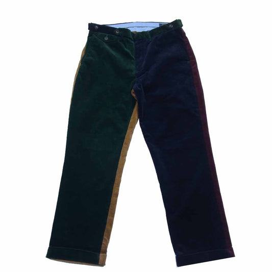 POLO RALPH LAUREN ポロ・ラルフローレン 国内正規品 クレイジーパターン サイドアジャスト コーデュロイ パンツ マルチカラー系 32【中古】