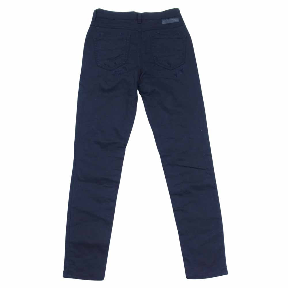 DIESEL ディーゼル 0689C BELTHY-NE ダメージ加工 ジョグジーンズ スキニーデニム パンツ ネイビー系 23【中古】