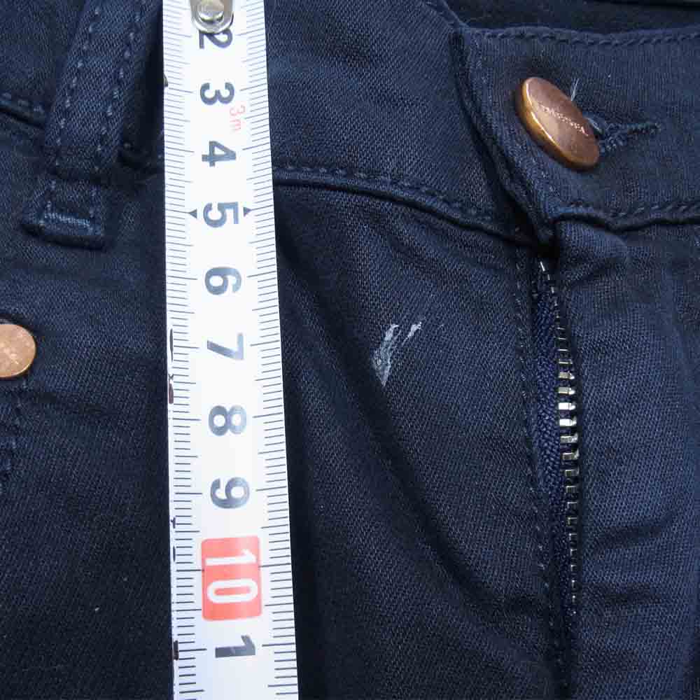 DIESEL ディーゼル 0689C BELTHY-NE ダメージ加工 ジョグジーンズ スキニーデニム パンツ ネイビー系 23【中古】