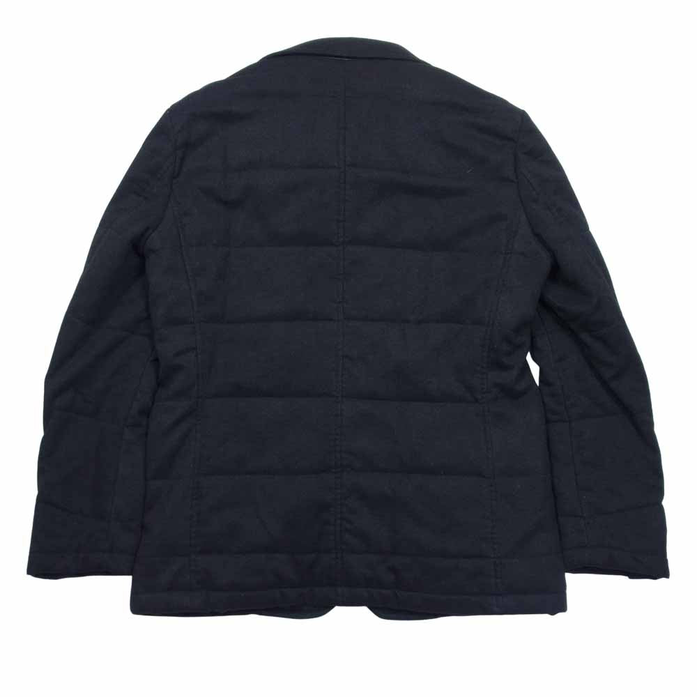 ニジュウサンクオム ライナー付き 2B 中綿 ジャケット 黒茶系 48【中古】