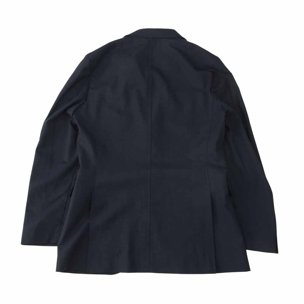 PAUL STUART ポールスチュアート J1D72-196-28 WOOL JACKET サイドベンツ ウール 2B テーラード ジャケット ネイビー系 48R【中古】