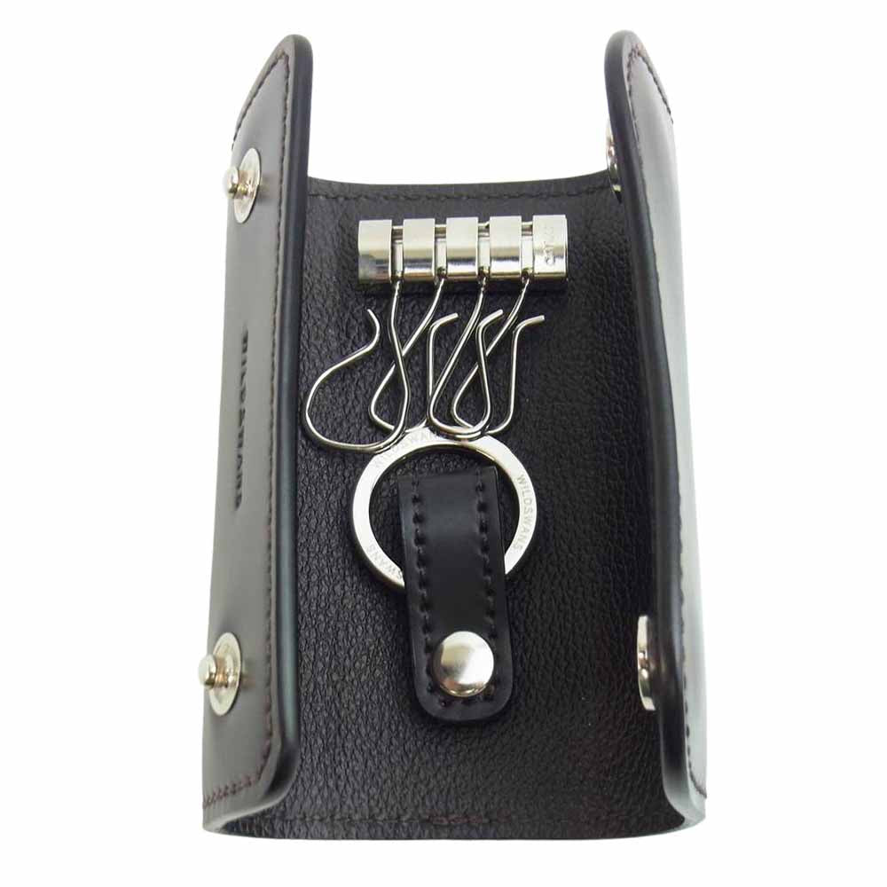 WILDSWANS ワイルドスワンズ SP CLIPPER II コードバン イングリッシュブライドル クリッパー 2 レザー 4連 キーケース  ブラック系【新古品】【未使用】【中古】