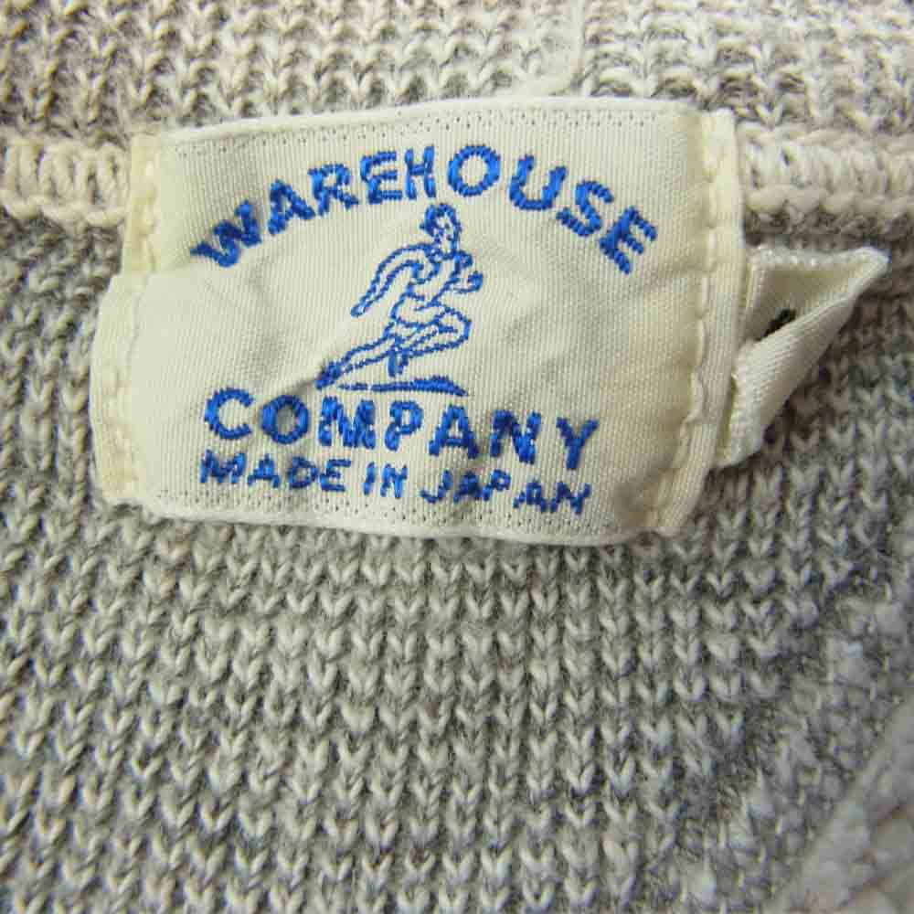 WAREHOUSE ウエアハウス 両V ステンシル スウェット トレーナー グレー