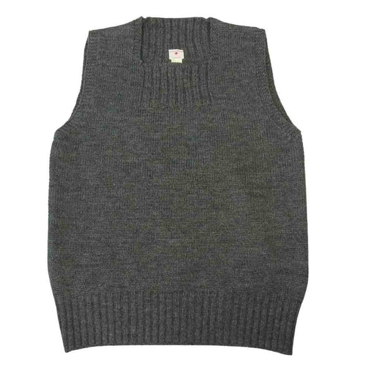 The REAL McCOY'S ザリアルマッコイズ MC20101 レッドクロス ウール ニット ベスト グレー系 40【中古】