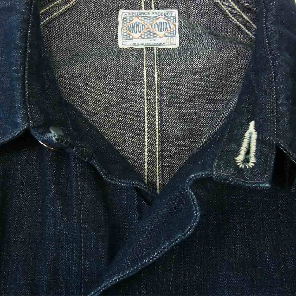 The REAL McCOY'S ザリアルマッコイズ JOE McCOY デニム カバーオール インディゴブルー系 40【中古】