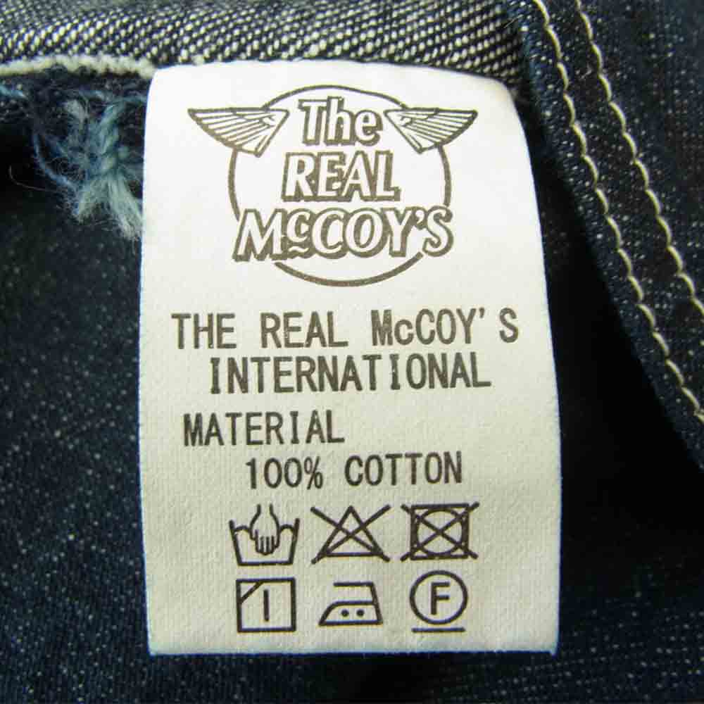 The REAL McCOY'S ザリアルマッコイズ JOE McCOY デニム カバーオール インディゴブルー系 40【中古】