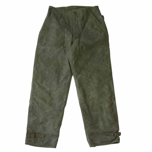 The REAL McCOY'S ザリアルマッコイズ DLA100-78-C-0787 Type A-2 デッキトラウザー デッキ パンツ カーキ系 S【中古】