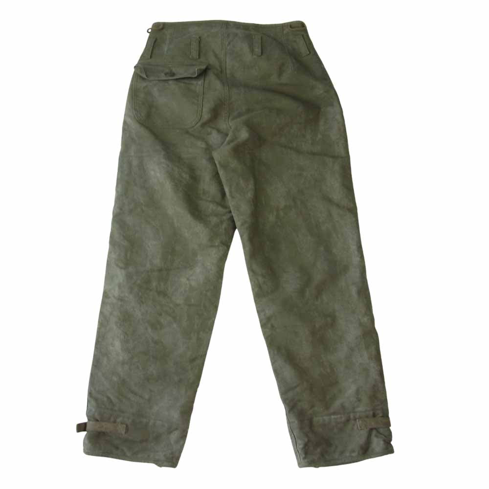 The REAL McCOY'S ザリアルマッコイズ DLA100-78-C-0787 Type A-2 デッキトラウザー デッキ パンツ カーキ系 S【中古】