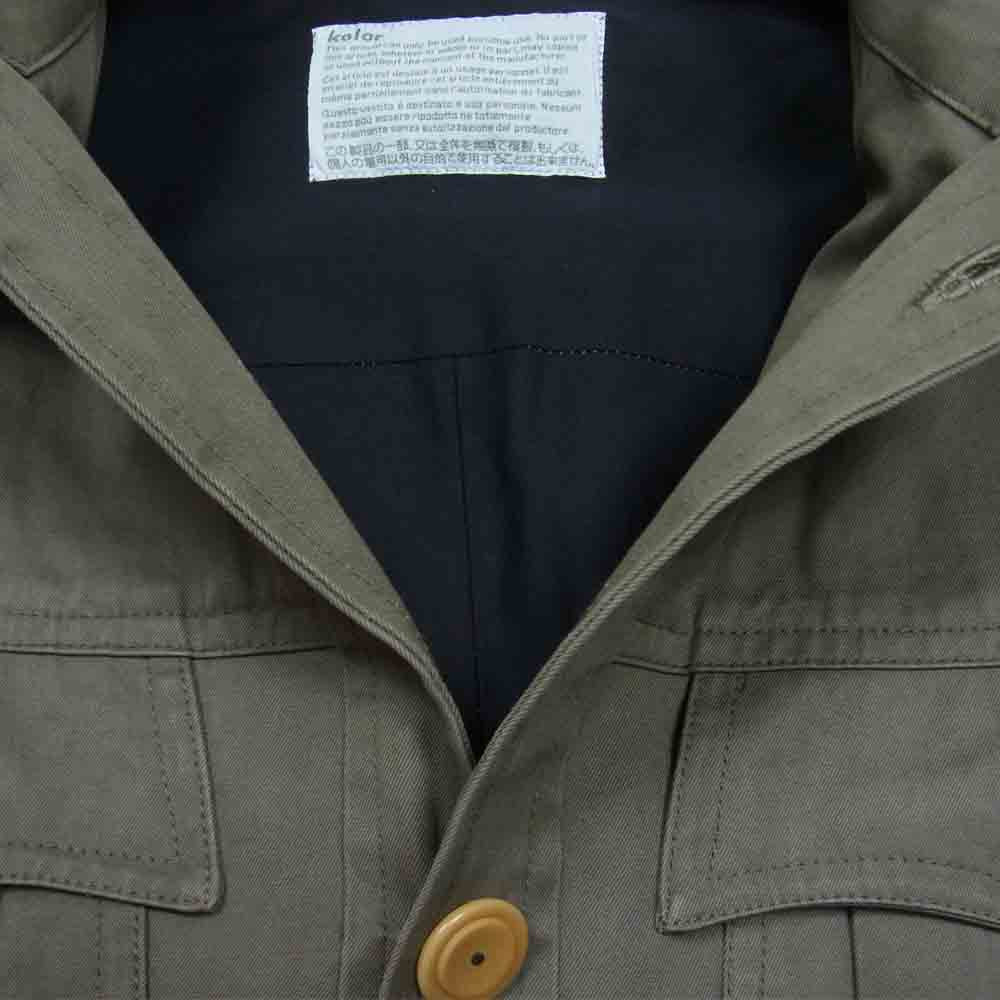 kolor カラー 6WCMG05105 SAFARI JACKET サファリ ジャケット カーキ系 3【中古】