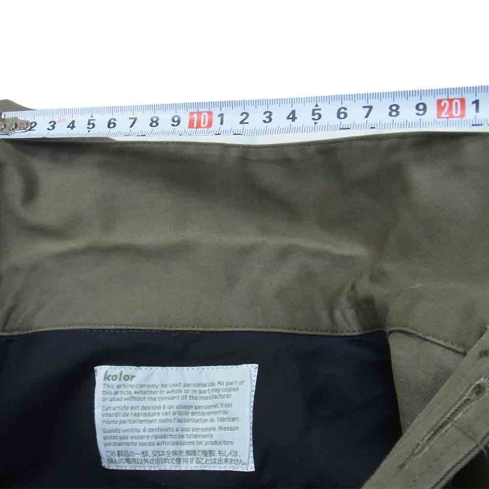 kolor カラー 6WCMG05105 SAFARI JACKET サファリ ジャケット カーキ系 3【中古】