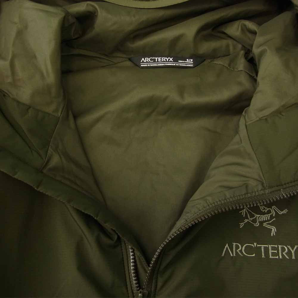 ARC'TERYX アークテリクス 24108 ATOM LT HOODY アトム フィーディー ジャケット カーキ系 S【美品】【中古】