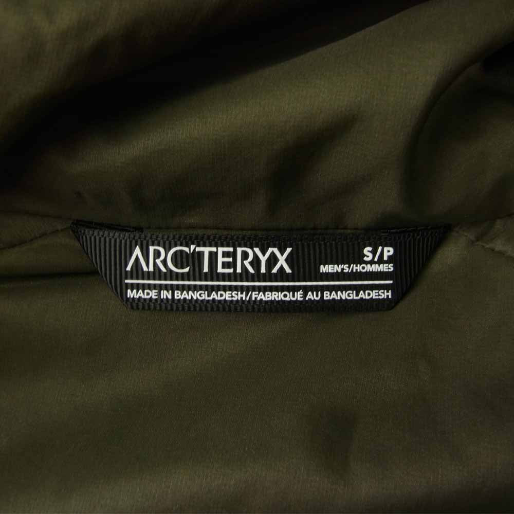 ARC'TERYX アークテリクス 24108 ATOM LT HOODY アトム フィーディー ジャケット カーキ系 S【美品】【中古】